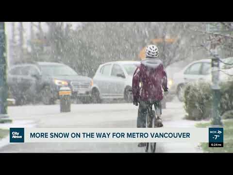 Vancouver BC Snowmageddon 2022