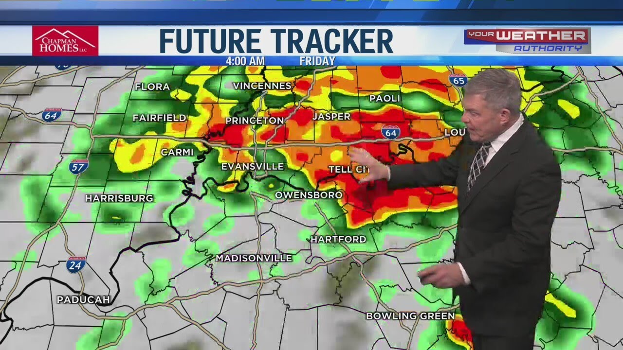 Heavy Rain Possible Thursday Night - YouTube