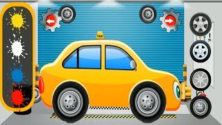 Taxi Repair shop | Car Garage & Salon | Videos for Children | Gameplay Android sports car screenshot 5