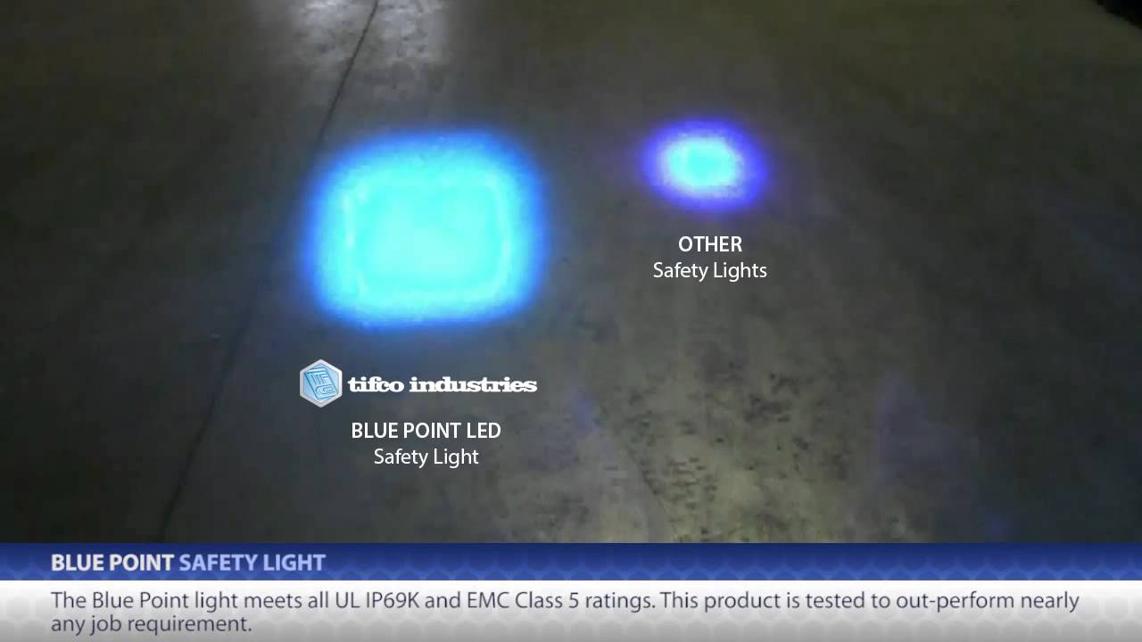 Blue Point LED Forklift Safety Light YouTube