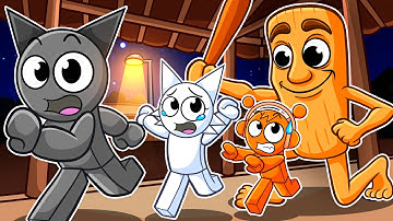 Escape CURSED BRAINROT in Roblox With MY SPRUNKI FRIENDS...