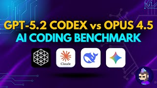 Download Lagu AI Coding Benchmark: GPT-5.2 Codex vs Opus 4.5, Gemini \u0026 DeepSeek (Bug Fix, Refactor, Migration) MP3