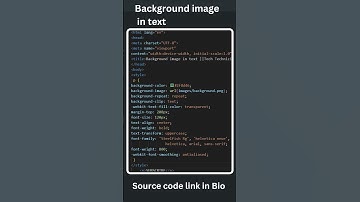 Background image in text ||Tech Technician #coding  #htmlcss #trending #cssanimation