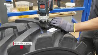 Köpük Dolgulu Lastikler Büyük Sepetli Vinçler Için Üstün Güvenlik