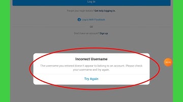 Instagram Lite Fix Incorrect Username The username you entered doesn
