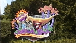 Universe of Energy • Ellens Energy Adventure ❄ Epcot Future World ❄ Disney World ❄ December 1998
Ride with Bill Nye and Ellen as they go back to the dinosaur era in Ellens Energy Adventure.
Two acres of rooftop solar panels, help operate this attraction which is all about the importance of energy.
Lifelike dinosaurs in a primeval world, make this one of the most popular Future World attractions.
December 4, 1998. Universe of Energy • Ellens Energy Adventure ❄ Epcot Future World ❄ Disney World ❄ December 1998