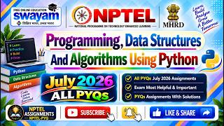 Programming, Data Structures And Algorithms Using Python All Pyqs Assignment#July2026#ExamOriented