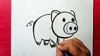 pig easy draw drawing very