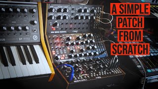 A Simple Patch from scratch With Moog Tower