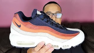 nike air max 95 essential sail obsidian & desert sand