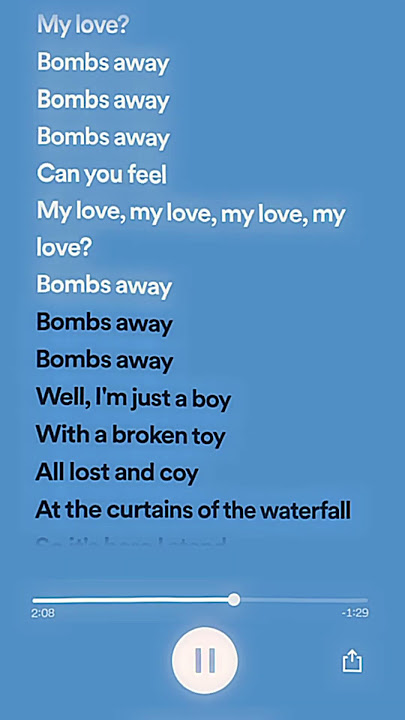 geronimo [say geronimo, say geronimo, bombs away] - sheppard (sped up)┊serein.