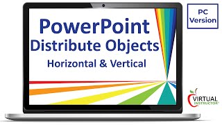 How to Distribute Objects in PowerPoint   PC Version