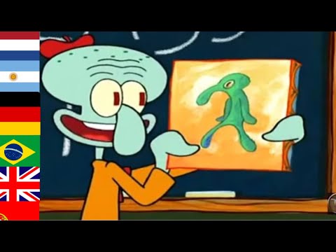 Ein Hauch von Tüll! Spongebob in verschiedenen Sprachen reaction