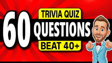 60 FUN Trivia Quiz Questions EVERYONE Should Get!