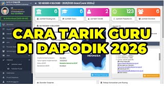 How To Withdraw Teachersptk Transfers Or Teacher Mutations In Dapodik 2026