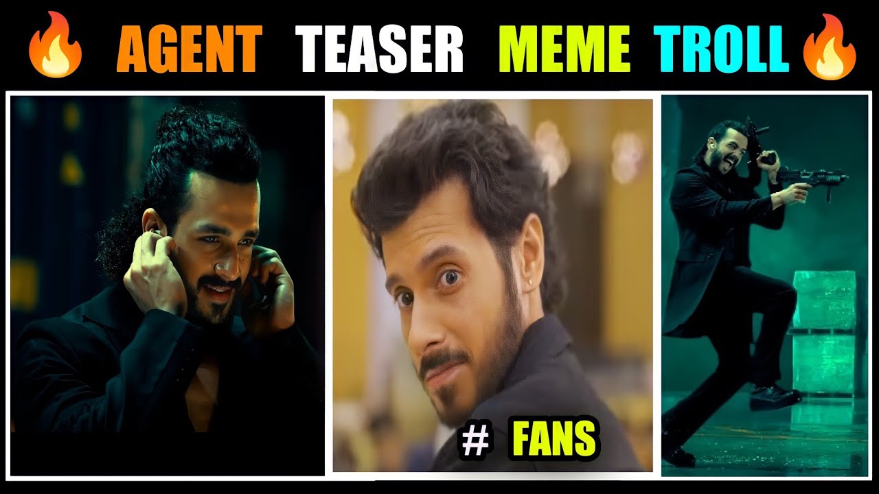 Agent Teaser | Agent Teaser Troll | Agent Teaser Reaction | Agent Teaser Akhil | Agent