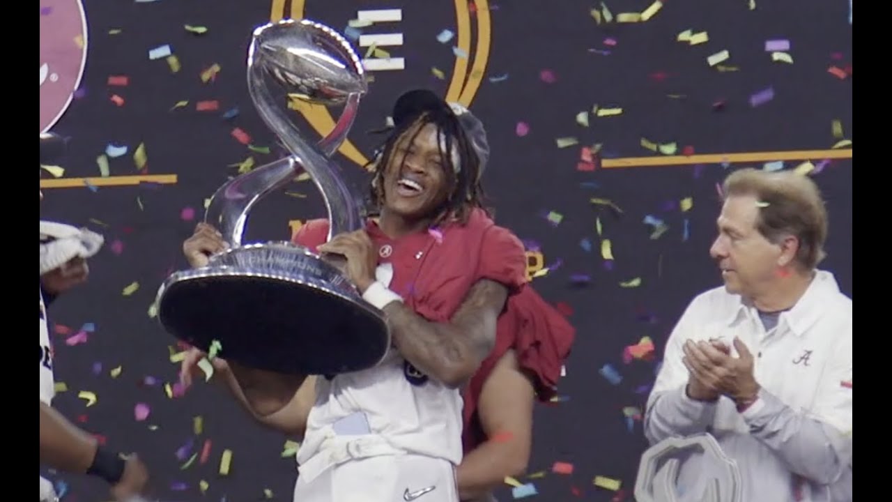 Watch Alabama Football celebrate 2021 Cotton Bowl victory over Cincinnati Bearcats