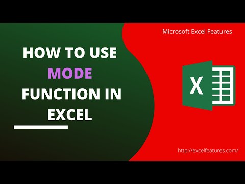 how to use MODE function in excel || MODE function displays the most frequently occurring number.