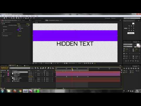 CZTUTORIÁL – After Effects 131 – “Skryté texty”