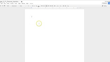 Formatting Your Essay in GoogleDocs