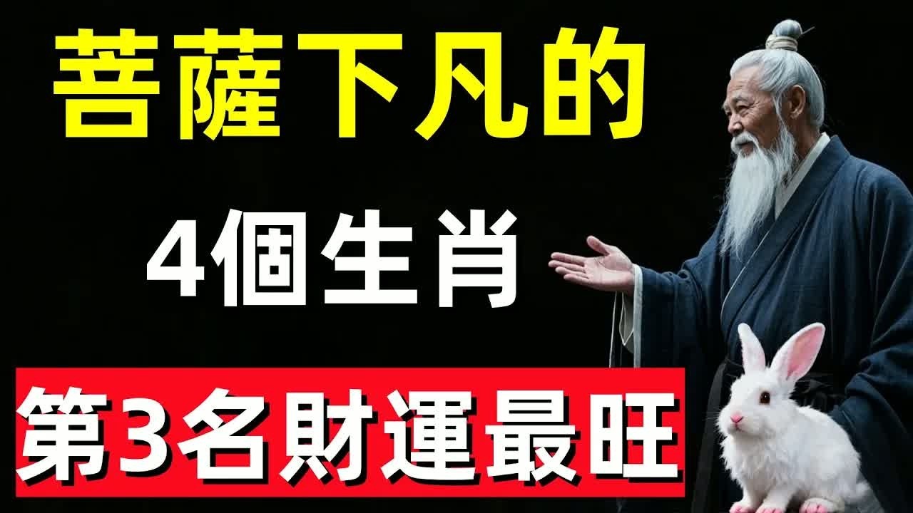 眞的沒瞎説，這4個生肖女是菩薩下凡，家裏有一個能旺三代人，第3名財運最旺！#修行思維 #修行 #福報 #禪 #道德經 #覺醒 #開悟 #禅修