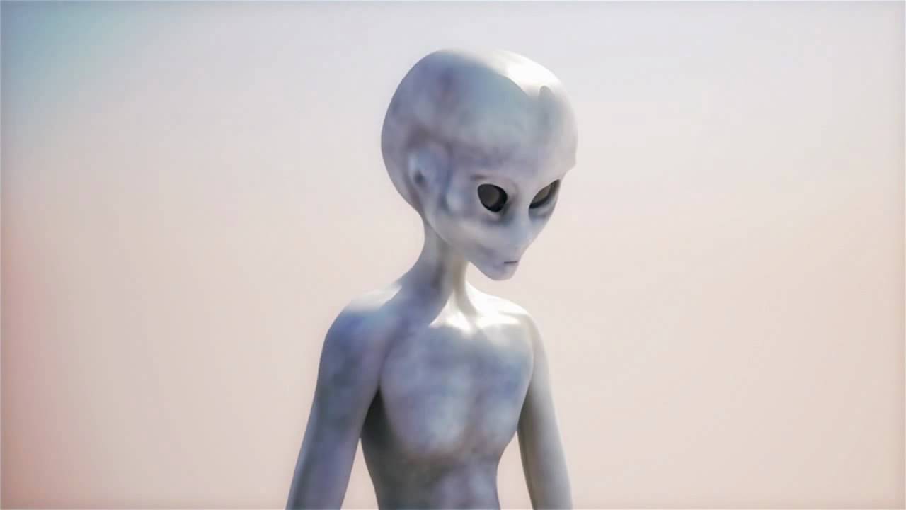 grey alien action figure