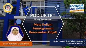 PDD UKTPT Bidang Pengajaran - Mata Kuliah Pemrograman Berorientasi Objek