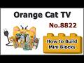 How to Build Orange Cat TV Blocks - LOZ 萌趣家电 电视机 No.8822 Instructions Specifications