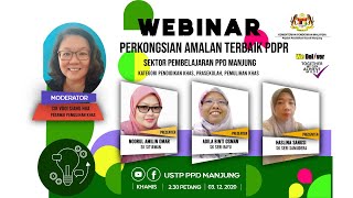 WEBINAR PERKONGSIAN AMALAN TERBAIK PDPR  KATEGORI PRASEKOLAH, PEMULIHAN KHAS & PENDIDIKAN KHAS