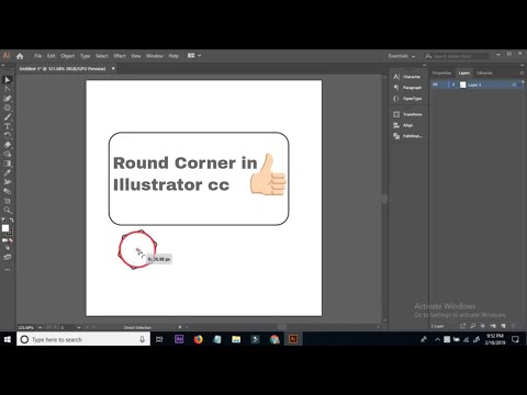 Round Corner in Illustrator cc