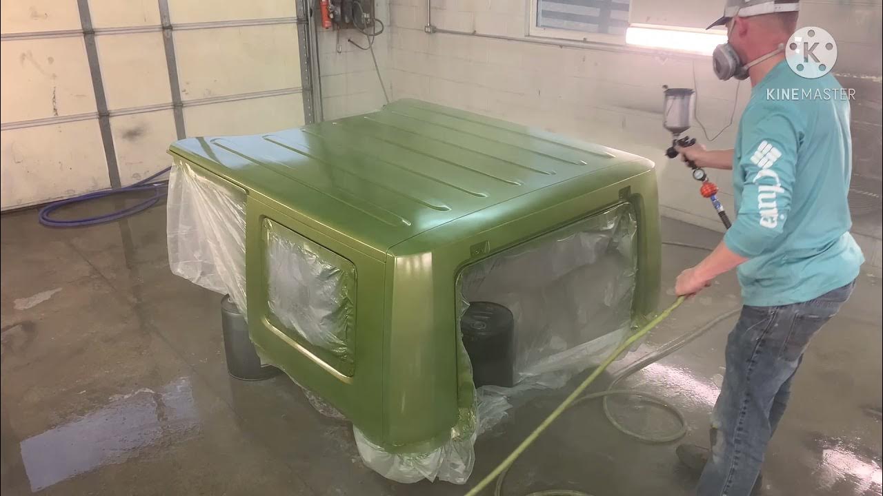 How to paint a jeep hardtop YouTube