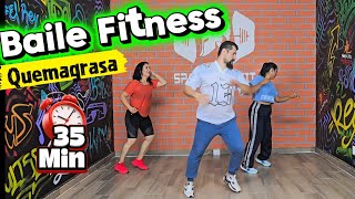 35 MINUTOS DE BAILE FITNESS QUEMAGRASA 🔥 Rutina de Cardio Dance para bajar de peso | Latín Dance.