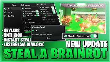 Steal A Brainrot Script *NO KEY* - Instant Steal, Laser Aimlock, Secret Finder, Antikick & More! 👾⛓️
