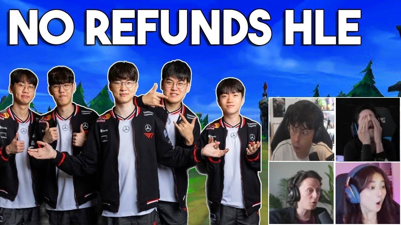 Реакция стримеров на разгром HLE T1 в LCK Summer 2025