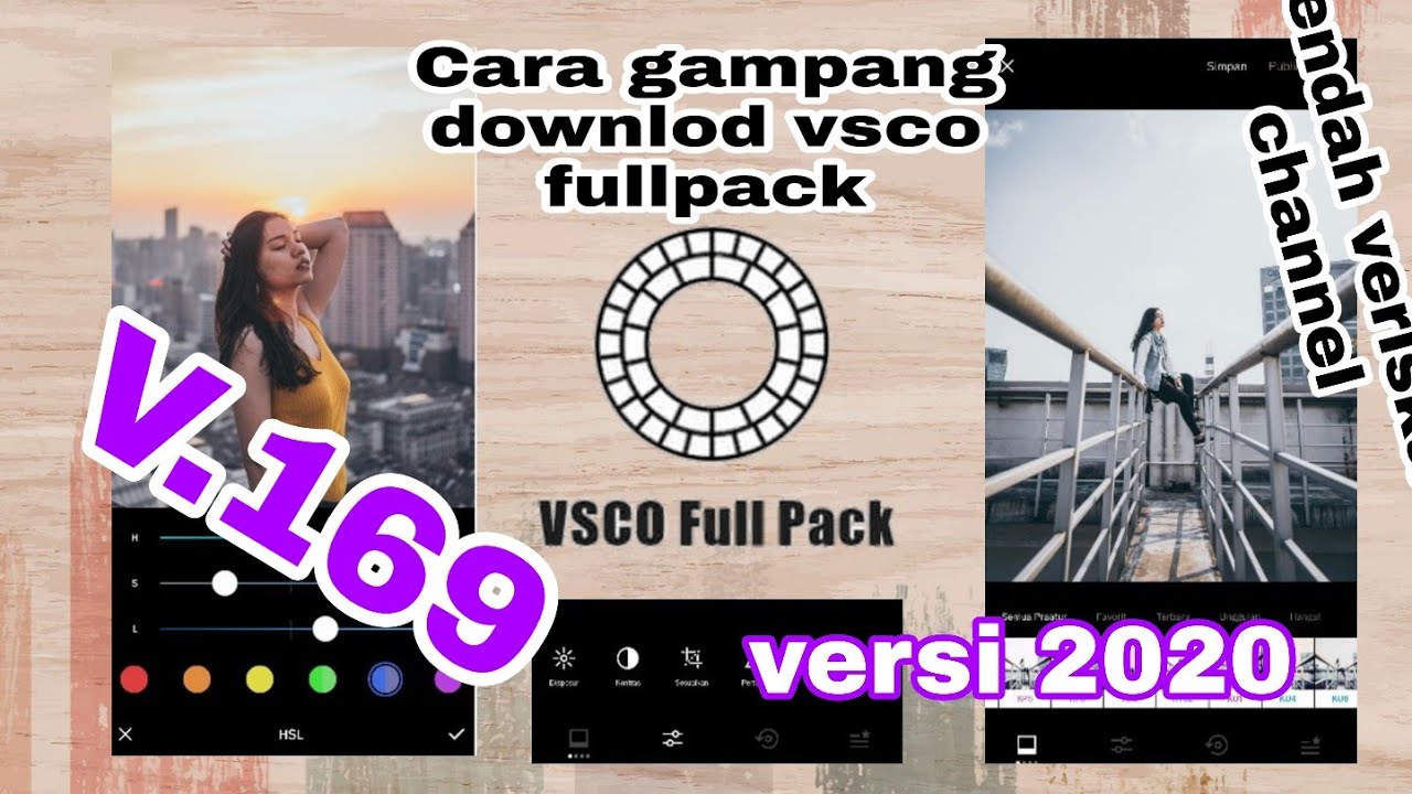 Cara mendownlod vsco fullpack gratis versi 2020 YouTube
