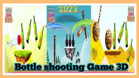Bottle shooting game / know download Gameplay ios to Android part3 level10 Se 12#@Bottlegaming786