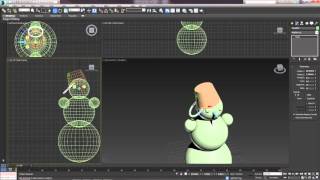 3D Max. Упражнение №3. Стандартные примитивы. Снеговик.
