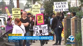 Community marches in support of teen shot by deputies in LA | ABC7