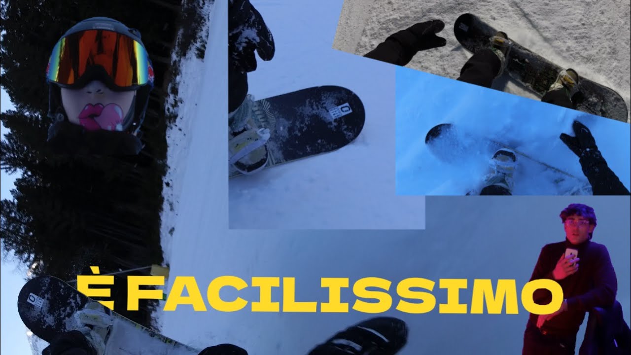 Come Imparare ad Andare con lo SNOWBOARD in MENO di 24H