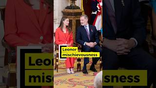 The Moment That Made King Felipe Burst into Laughter #leonor #felipe #spain #letizia #sofia
