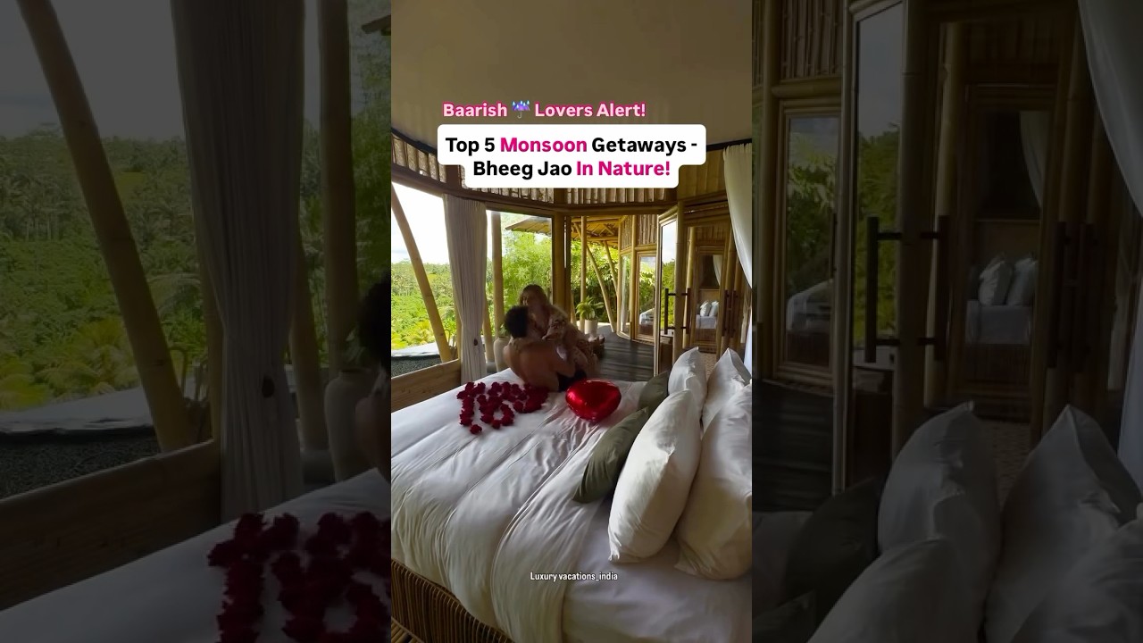 Top 5 Monsoon Spots You’ll Love | Best Indian Destinations #travel #holiday #vacations #tour #rain Top 5 Monsoon Spots You’ll Love | Best Indian Destinations #travel #holiday #vacations #tour #rain