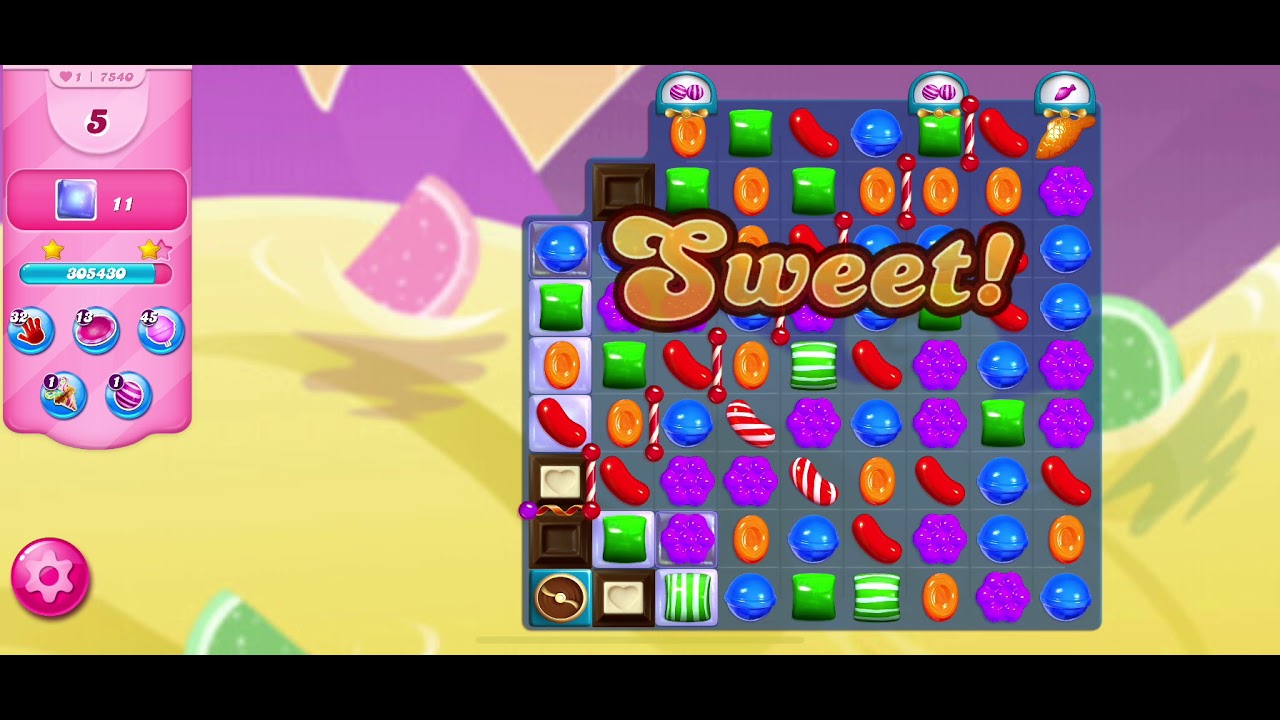 Candy Crush Saga Level 7540 No Boosters 33 Moves Youtube Candy Crush Saga Level 7540 No Boosters 33 Moves Youtube