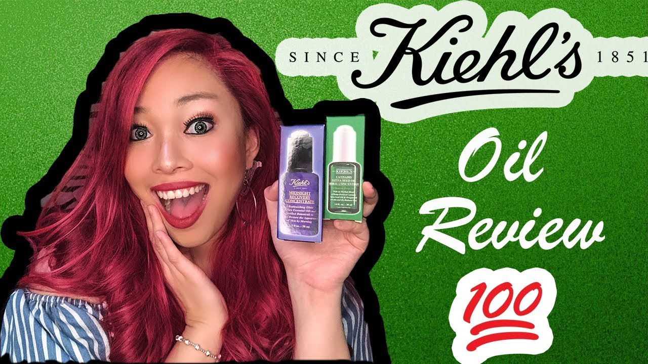 Kiehl’s CANNABIS SATIVA Seed & MIDNIGHT RECOVERY Concentrate Oil | REVIEW