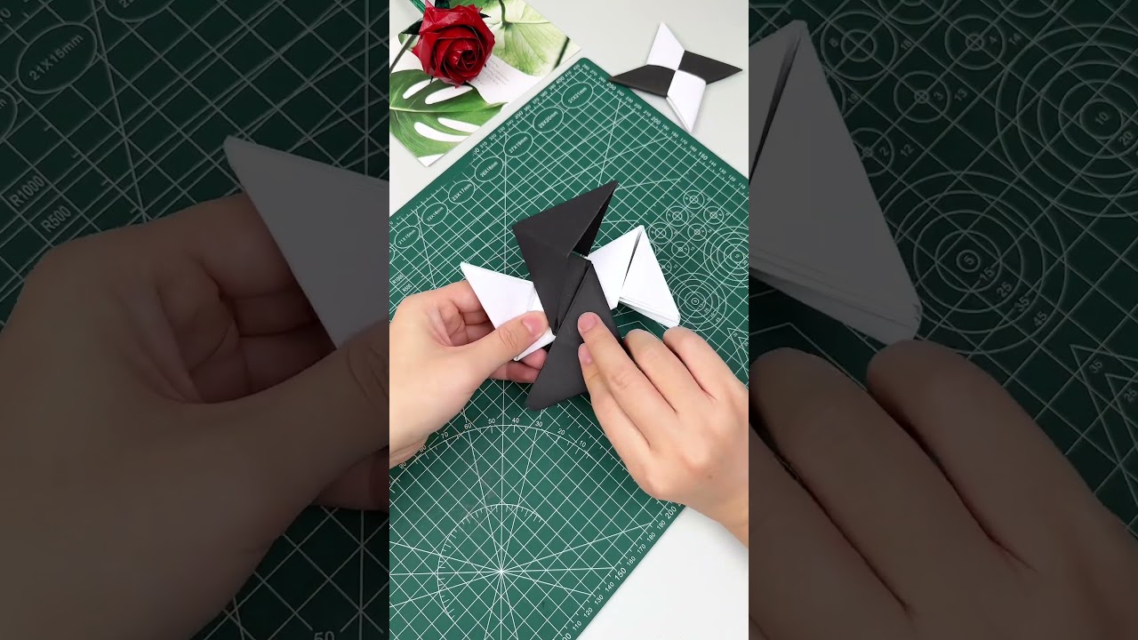 【Daoche】Origami | 小時候最喜歡折的手裡劍飛鏢，又簡單又帥！ 