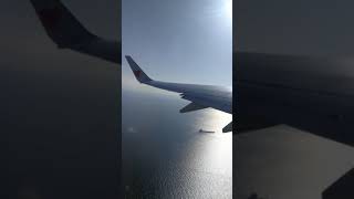 スカイマークで神戸空港を離陸する