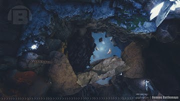 Crystal Cave Bridge | Battlemap Demo | Beneos Animated RPG Maps