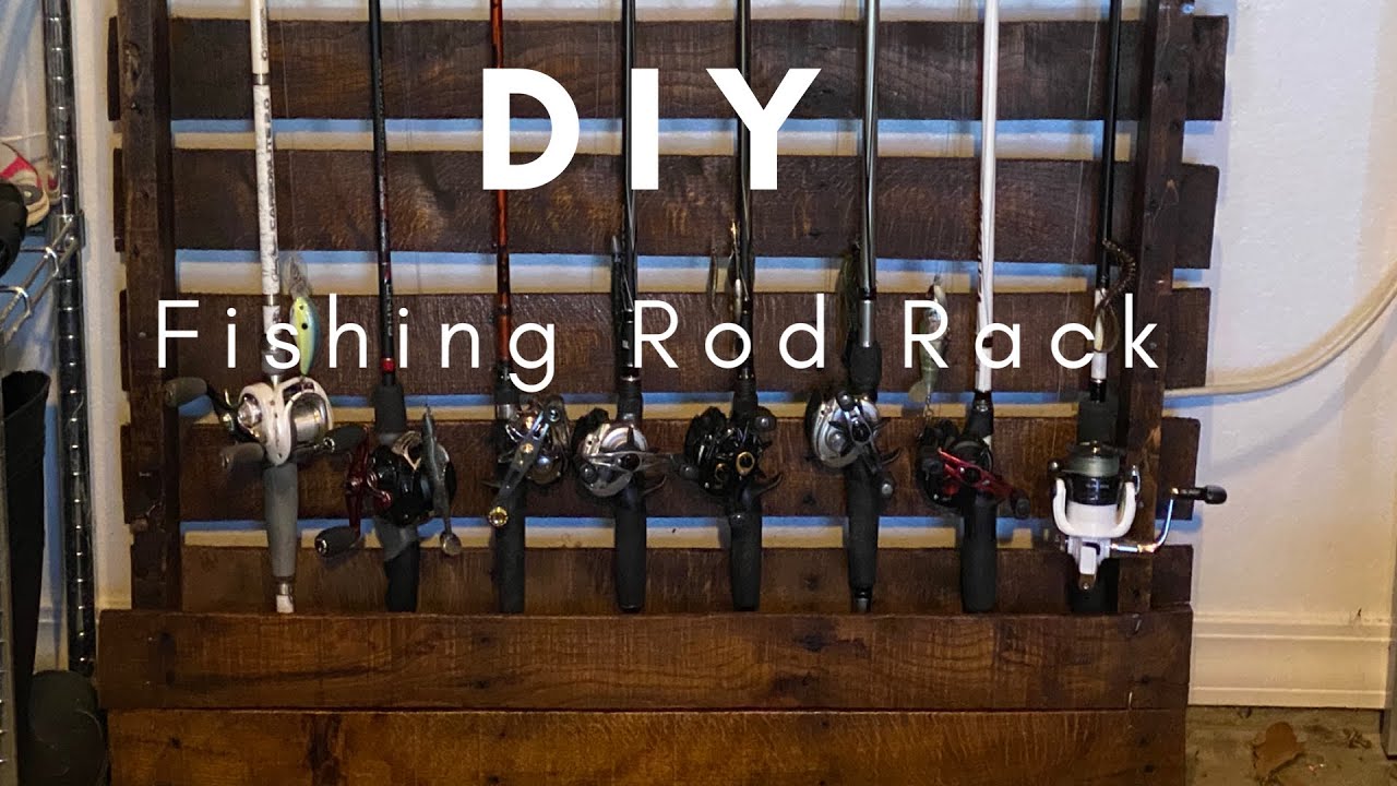 DIY Fishing Rod Rack (SUPER CHEAP!) 