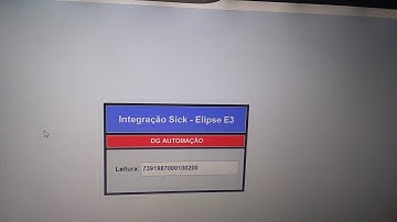 Integração Elipse E3 - Sensores Sick