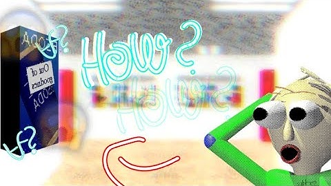 How To Make "OutOfGoodnes" In Your Vending Machines 🥪😳 / #video #decompile #baldisbasics