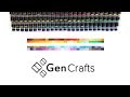 Genuine Crafts Watercolor Markers Review and Swatch